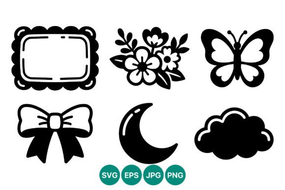 Black and White Floral and Nature Vector: Timeless Design for Modern Creators