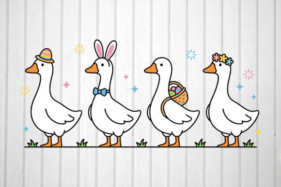 Cartoon Geese with Festive Accessories: A Practical Guide to Seasonal Illustration Assets