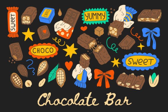 Chocolate Bar PNG Clipart Set: A Strategic Asset for Visual Communication