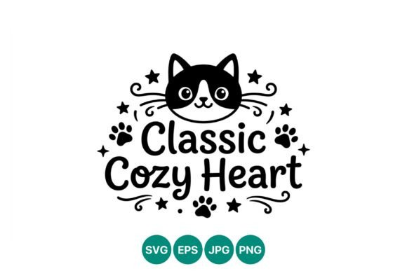 Classic Cozy Heart Cat Paw Vector: A Guide to Choosing Quality Art