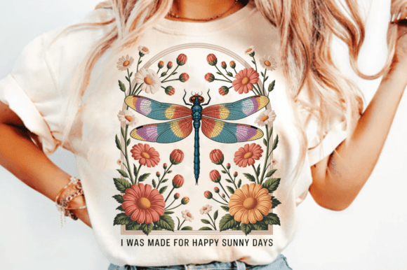 Dragonfly Floral Vintage PNG Design: Elevating Your Creative Projects