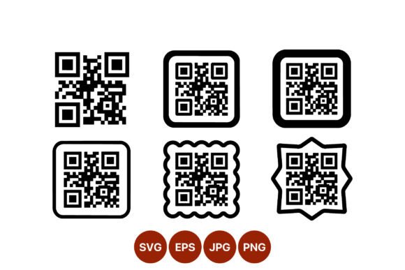 Elevating Brand Identity with the QR Code Icon Set Vector: A Modern Design Essential