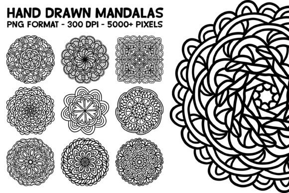 Evaluating Hand Drawn Coloring Book Mandalas for Creative Projects