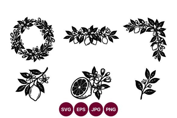 Floral Wreath Citrus Line Art: A Guide to Choosing the Right Vector Collection