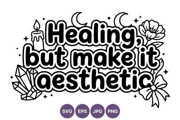 Healing But Make It Aesthetic: Embracing the Power of Black and White Line Art
