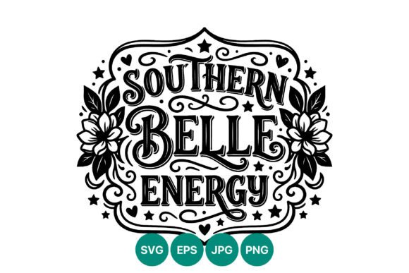 Southern Belle Energy Black Lettering Guide
