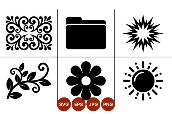 Strategic Visual Identity: Leveraging the Black White Swirl Floral Folder for Brand Clarity