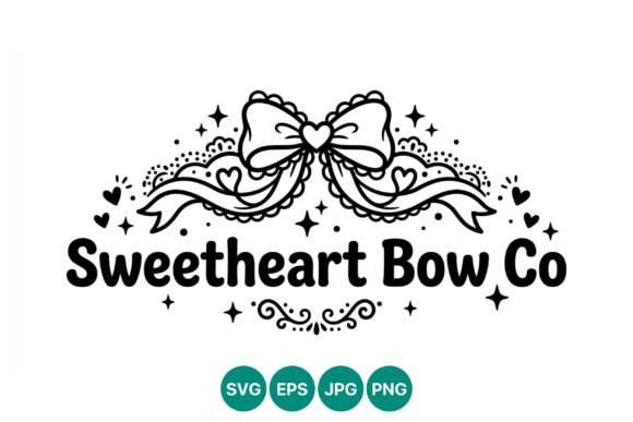 Sweetheart Bow Heart Details Vector: A Design Essential