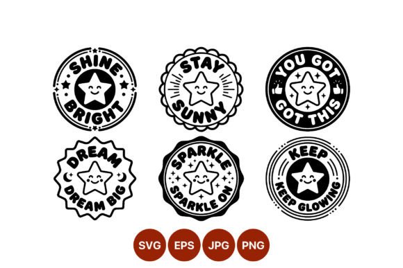 Unlocking Creative Potential: A Guide to the Motivational Star Badge Set