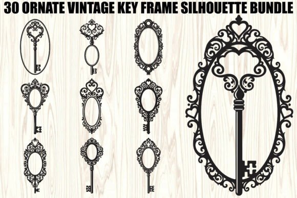 Unlocking Creativity with the Vintage Key Frame SVG Bundle