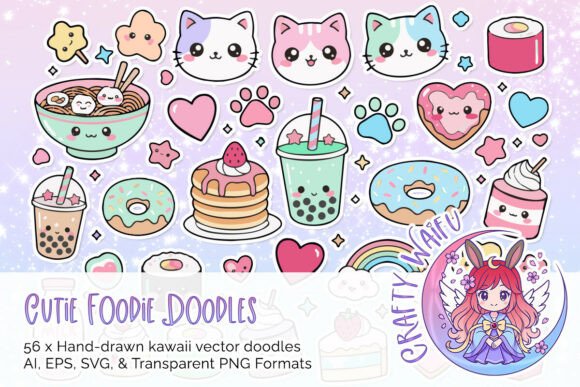 Unlocking the Charm of Kawaii: A Deep Dive into Cutie Foodie Doodles